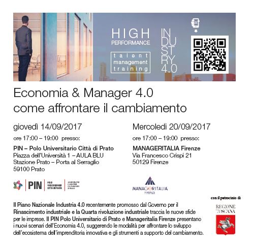 Meeting on “Economy & Management 4.0 – How to deal the change!”