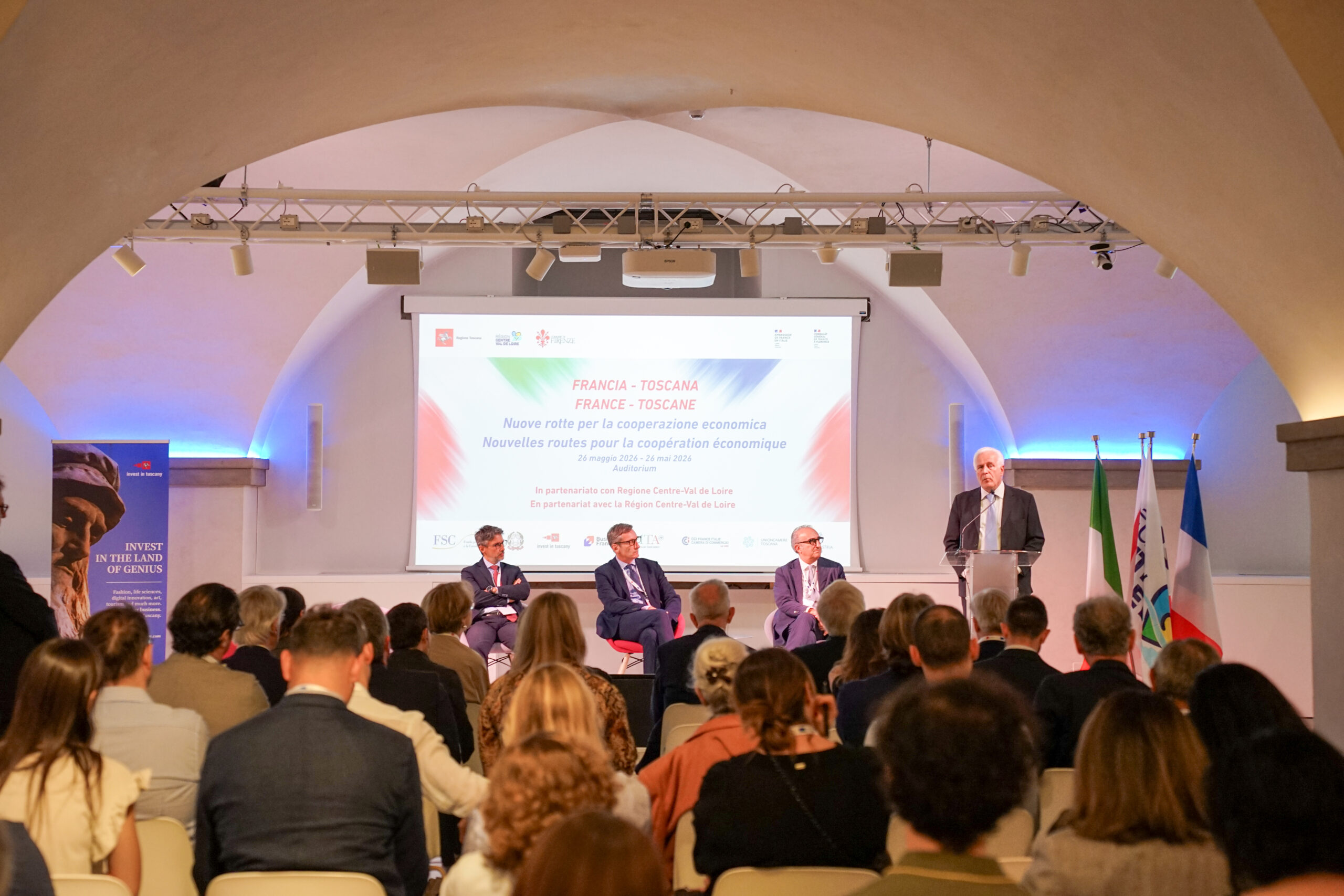 France-Tuscany Forum 2026: Strengthening Bilateral Investment and Economic Cooperation Tuscany and France strengthen their bilateral ties with a full-day forum in Florence dedicated to investment, internationalisation, and cross-regional collaboration — with the Région Centre-Val de Loire as guest of honour.