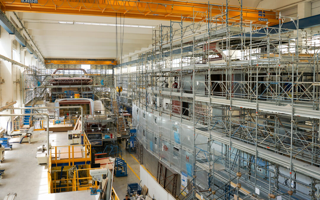 Tuscany Yachtbuilding: A World Leader in Superyacht Manufacturing Opens Its Doors to the International Press On 15 June 2026, Invest in Tuscany welcomed a delegation of Italian and international journalists to Viareggio the undisputed world capital of custom superyacht production for an exclusive press tour of the Navigo Tuscany Cluster headquarters, Overmarine Group, and Rossinavi.