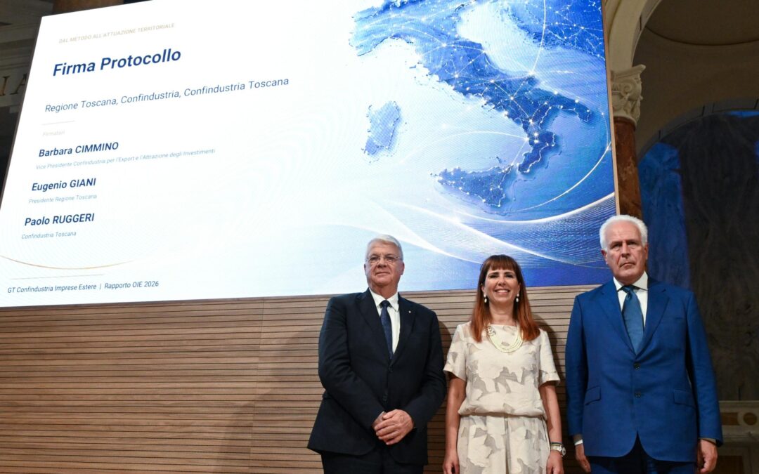 Tuscany Renews Foreign Investment Protocol with Confindustria in Rome Tuscany Region and Confindustria renew their strategic protocol to attract and consolidate foreign investment, building on record results: 303 projects worth €4.12 billion since 2019.