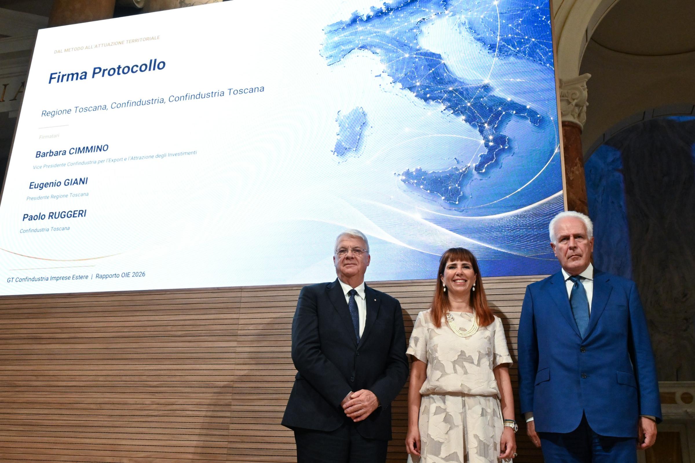 Tuscany Renews Foreign Investment Protocol with Confindustria in Rome Tuscany Region and Confindustria renew their strategic protocol to attract and consolidate foreign investment, building on record results: 303 projects worth €4.12 billion since 2019.