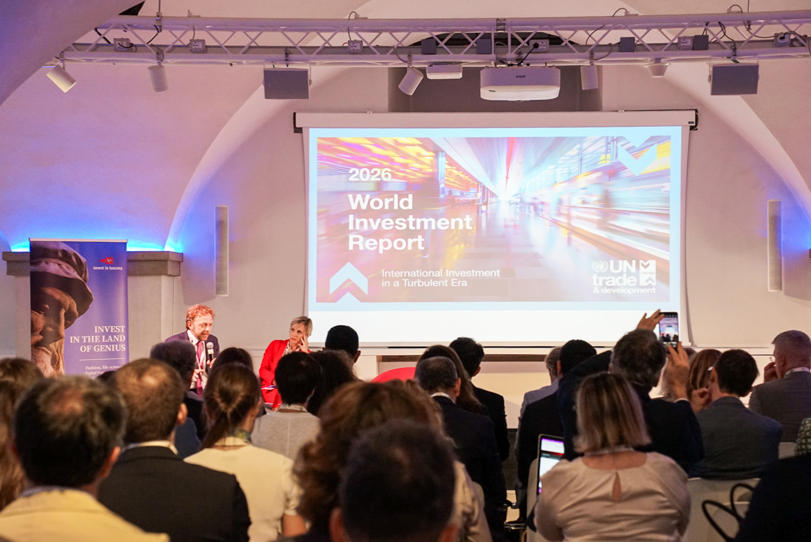 Tuscany hosts presentation of UNCTAD’s World Investment Report 2026 Florence welcomed the only Italian stop of UNCTAD's World Investment Report 2026, spotlighting Tuscany's role in attracting foreign direct investment.